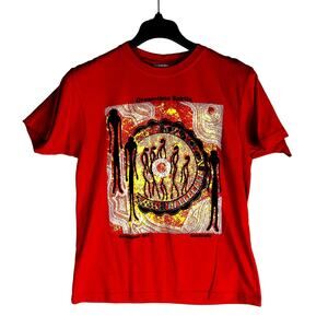 Aboriginal Art Mens Sz Small Dreamtime Spirits T Shirt Australia Art Stretch
